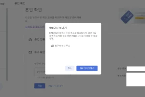 애드센스핀번호 다시 보내기